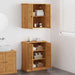 Set de mobilier pentru baie 2 pcs Maro 67.5 x 34 x 80 cm - WALTI WALTI