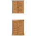Set de mobilier pentru baie 2 pcs Maro 67.5 x 34 x 80 cm - WALTI WALTI