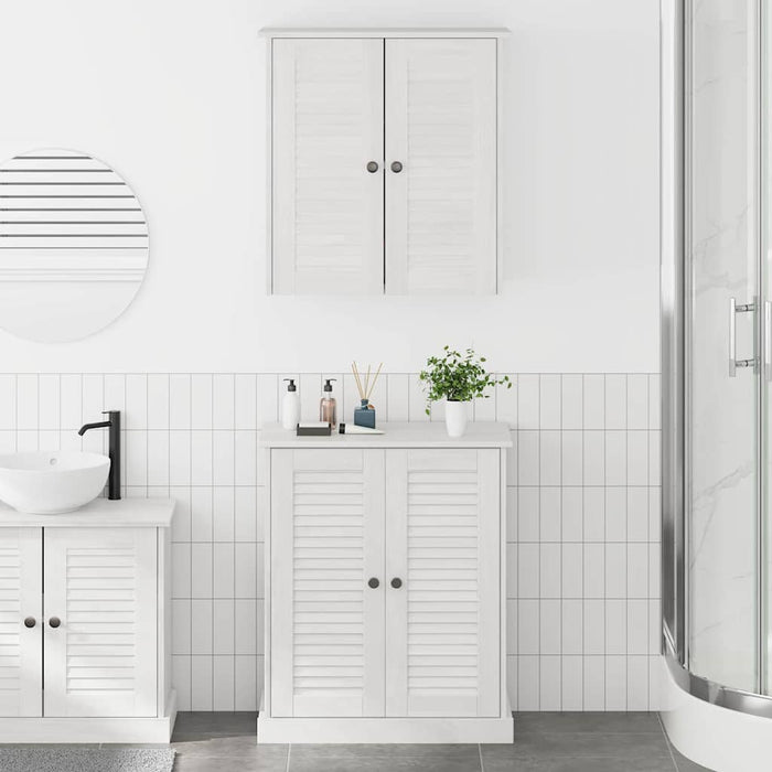 Set de mobilier pentru baie 2 pcs Maro 67.5 x 34 x 80 cm - WALTI WALTI
