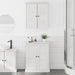 Set de mobilier pentru baie 2 pcs Maro 67.5 x 34 x 80 cm - WALTI WALTI