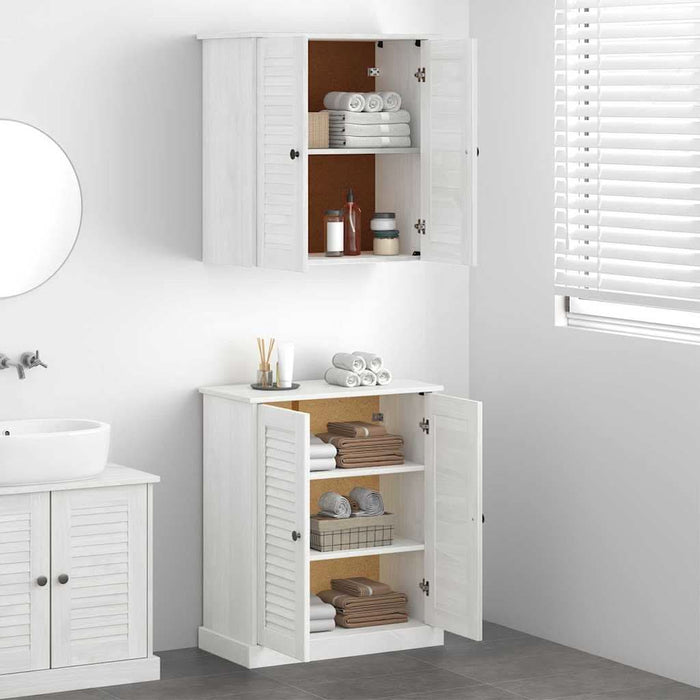 Set de mobilier pentru baie 2 pcs Maro 67.5 x 34 x 80 cm - WALTI WALTI