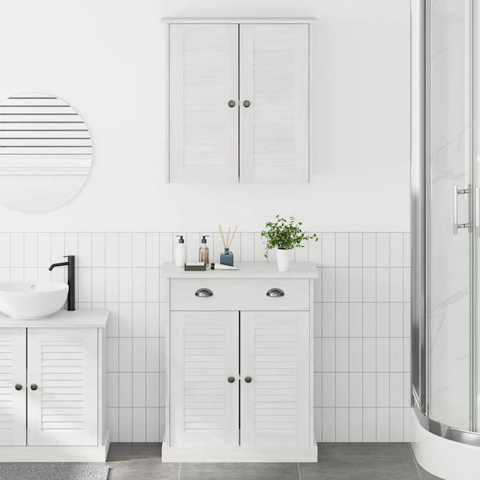 Set de mobilier pentru baie 2 pcs Maro 67.5 x 34 x 80 cm - WALTI WALTI