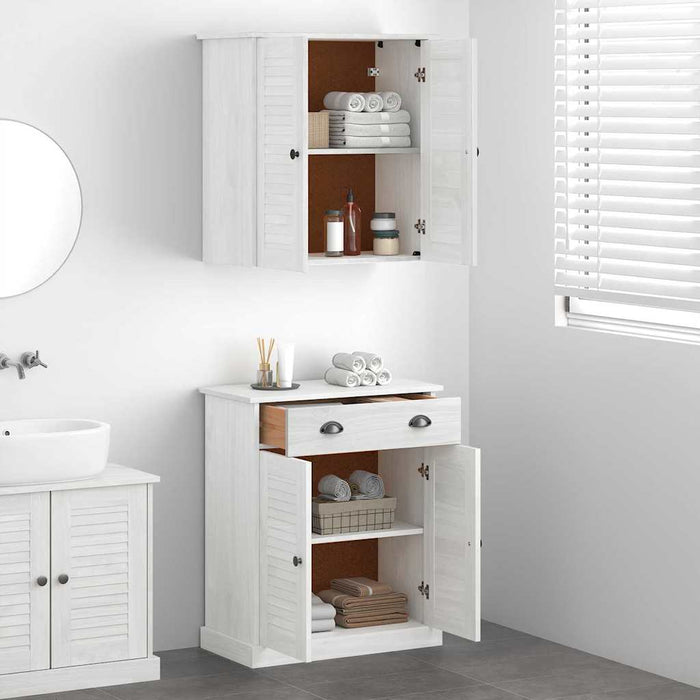 Set de mobilier pentru baie 2 pcs Maro 67.5 x 34 x 80 cm - WALTI WALTI