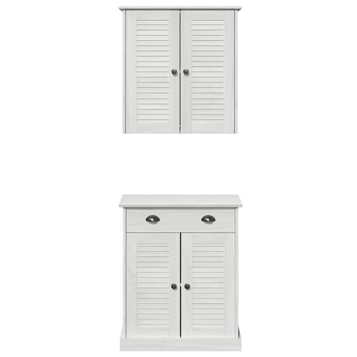 Set de mobilier pentru baie 2 pcs Maro 67.5 x 34 x 80 cm - WALTI WALTI