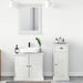 Set de mobilier pentru baie 3 pcs Maro 37 x 34 x 80 cm - WALTI WALTI