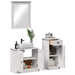 Set de mobilier pentru baie 3 pcs Maro 37 x 34 x 80 cm - WALTI WALTI