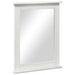 Set de mobilier pentru baie cu sertar cu raft Pe perete cu depozitare cu ușă cu oglindă 5 pcs alb antichizat - WALTI WALTI
