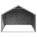 Canisa de exterior cu capac 2x2x1,5 m otel galvanizat - WALTI WALTI