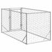 Canisa de exterior pentru caini cu usa 2x1x1 m otel galvanizat - WALTI WALTI
