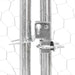 Canisa de exterior pentru caini cu usa 2x1x1 m otel galvanizat - WALTI WALTI