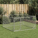 Canisa de exterior pentru caini cu usa 2x2x1 m otel galvanizat - WALTI WALTI