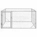 Canisa de exterior pentru caini cu usa 2x2x1 m otel galvanizat - WALTI WALTI