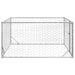 Canisa de exterior pentru caini cu usa 2x2x1 m otel galvanizat - WALTI WALTI