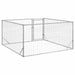 Canisa de exterior pentru caini cu usa 2x2x1 m otel galvanizat - WALTI WALTI