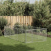 Canisa de exterior pentru caini cu usa 2x4x1 m otel galvanizat - WALTI WALTI