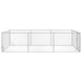 Canisa de exterior pentru caini cu usa 2x4x1 m otel galvanizat - WALTI WALTI