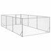 Canisa de exterior pentru caini cu usa 2x4x1 m otel galvanizat - WALTI WALTI