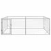 Canisa de exterior pentru caini cu usa 3x2x1 m otel galvanizat - WALTI WALTI
