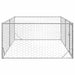 Canisa de exterior pentru caini cu usa 3x2x1 m otel galvanizat - WALTI WALTI