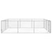 Canisa de exterior pentru caini cu usa 3x4x1 m otel galvanizat - WALTI WALTI