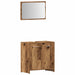 Set mobilier de baie, 4 piese, lemn vechi, lemn prelucrat - WALTI WALTI