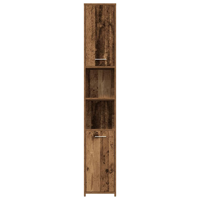 Set mobilier de baie, 4 piese, lemn vechi, lemn prelucrat - WALTI WALTI