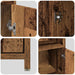 Set mobilier de baie, 4 piese, lemn vechi, lemn prelucrat - WALTI WALTI