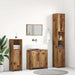 Set mobilier de baie, 4 piese, lemn vechi, lemn prelucrat - WALTI WALTI
