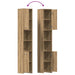 Set mobilier de baie, 4 piese, stejar artizanal, lemn prelucrat - WALTI WALTI