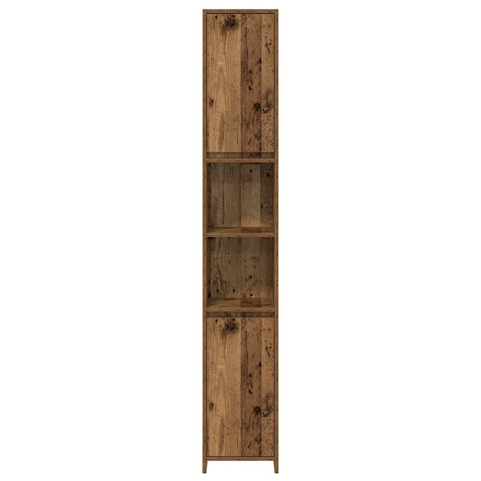 Set mobilier de baie, 4 piese, lemn vechi, lemn prelucrat - WALTI WALTI