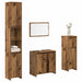 Set mobilier de baie, 4 piese, lemn vechi, lemn prelucrat - WALTI WALTI