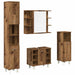 Set mobilier de baie, 4 piese, lemn vechi, lemn prelucrat - WALTI WALTI