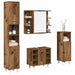 Set mobilier de baie, 4 piese, lemn vechi, lemn prelucrat - WALTI WALTI