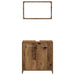 Set mobilier de baie, 3 piese, lemn vechi, lemn prelucrat - WALTI WALTI