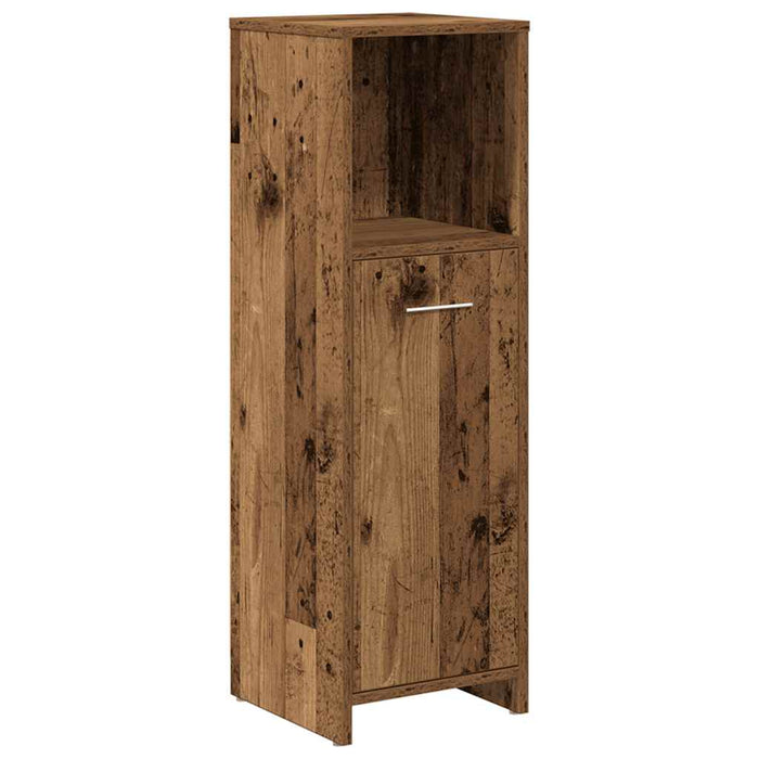 Set mobilier de baie, 3 piese, lemn vechi, lemn prelucrat - WALTI WALTI