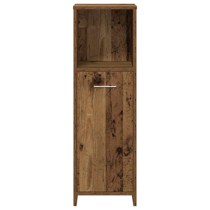 Set mobilier de baie, 3 piese, lemn vechi, lemn prelucrat - WALTI WALTI