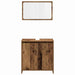 Set mobilier de baie, 3 piese, lemn vechi, lemn prelucrat - WALTI WALTI