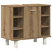 Set mobilier de baie, 3 piese, stejar artizanal, lemn prelucrat - WALTI WALTI