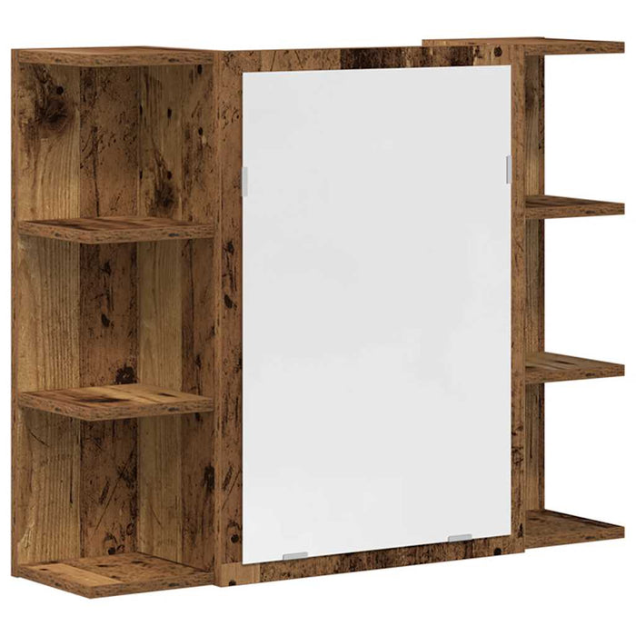 Set mobilier de baie, 3 piese, lemn vechi, lemn prelucrat - WALTI WALTI