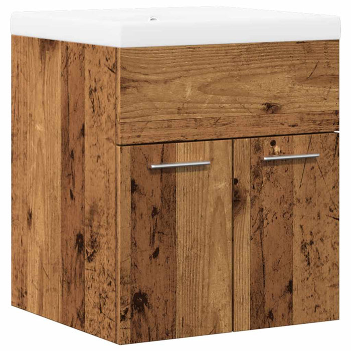 Set mobilier de baie, 2 piese, lemn vechi, lemn prelucrat - WALTI WALTI