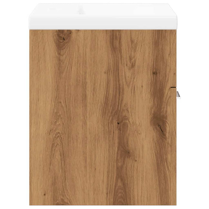 Set mobilier de baie, 2 piese, stejar artizanal, lemn prelucrat - WALTI WALTI
