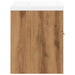 Set mobilier de baie, 2 piese, stejar artizanal, lemn prelucrat - WALTI WALTI