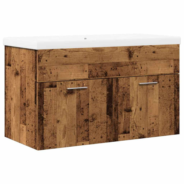 Set mobilier de baie, 2 piese, lemn vechi, lemn prelucrat - WALTI WALTI
