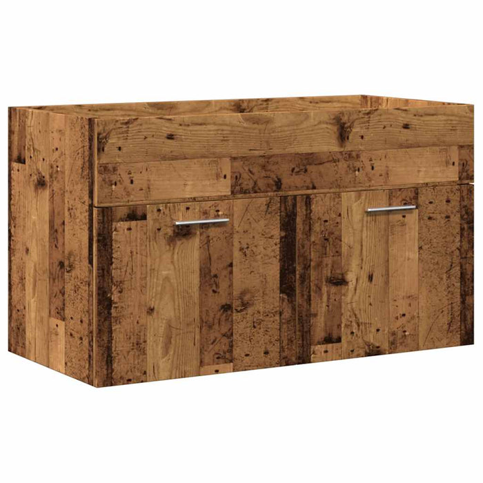 Set mobilier de baie, 2 piese, lemn vechi, lemn prelucrat - WALTI WALTI