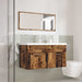 Set mobilier de baie, 3 piese, lemn vechi, lemn prelucrat - WALTI WALTI