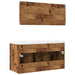 Set mobilier de baie, 3 piese, lemn vechi, lemn prelucrat - WALTI WALTI