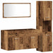 Set mobilier de baie, 3 piese, lemn vechi, lemn prelucrat - WALTI WALTI