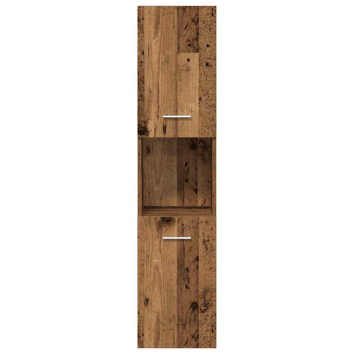 Set mobilier de baie, 3 piese, lemn vechi, lemn prelucrat - WALTI WALTI