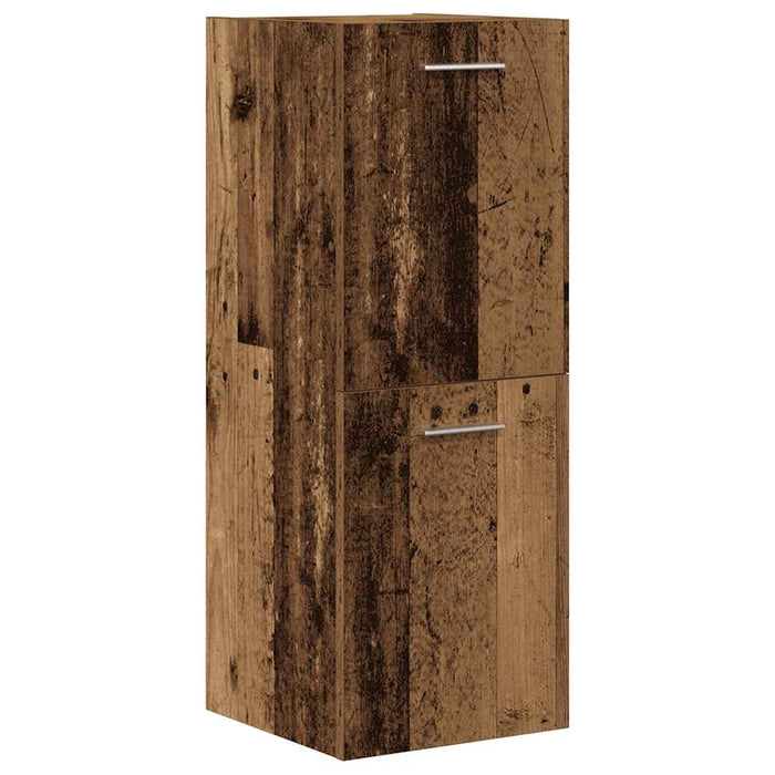 Set mobilier de baie, 3 piese, lemn vechi, lemn prelucrat WALTI