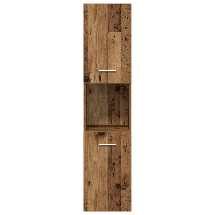 Set mobilier de baie, 4 piese, lemn vechi, lemn prelucrat WALTI